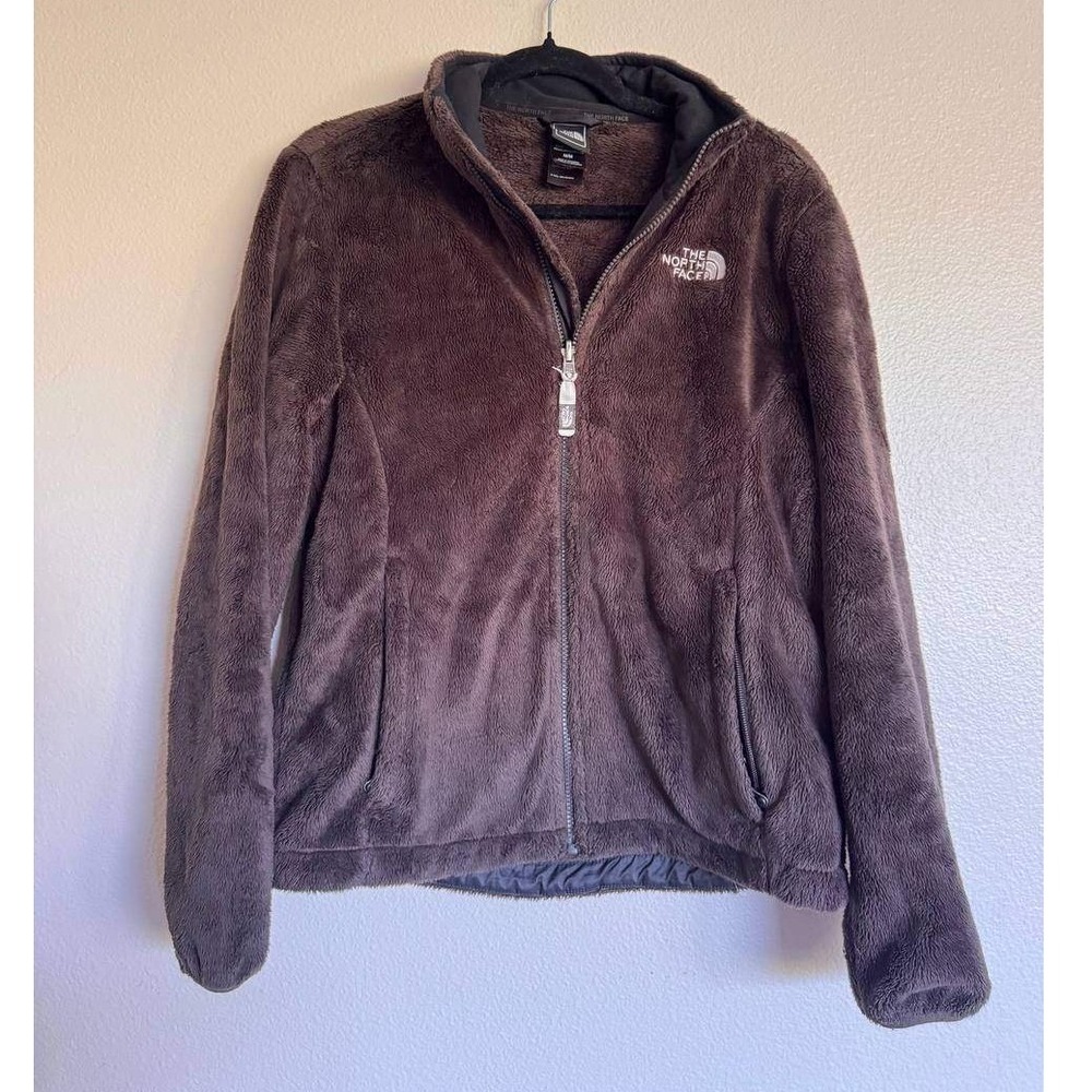 The North Face Osito Fleece Jacket M Chocolate Brown Full Zip Hood Gorpcore
